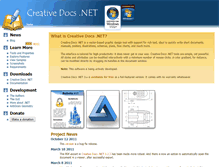 Tablet Screenshot of creativedocs.net